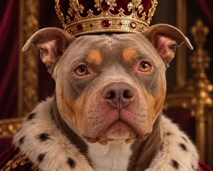 Exemple de portrait animal dans le style Royal